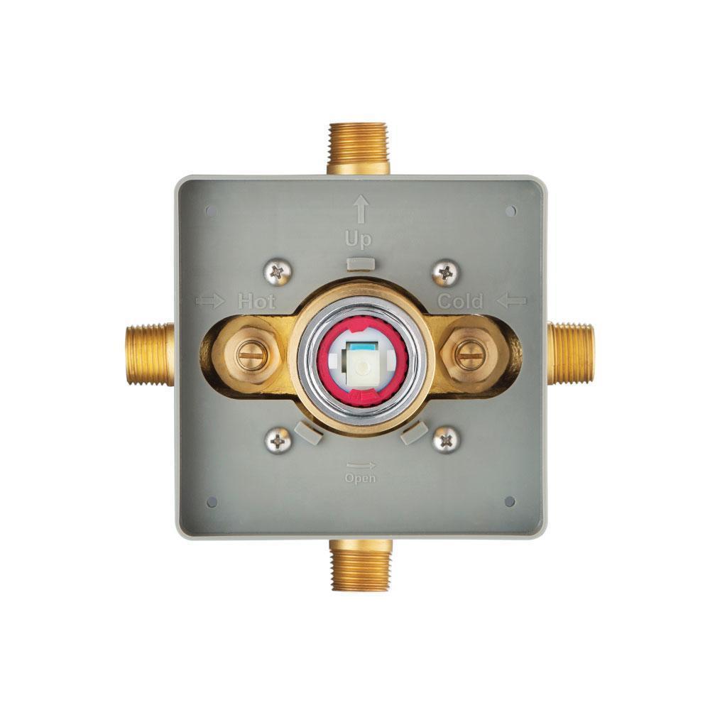196.3050 - Single Output Shower Set - Brass Shower Head & Arm