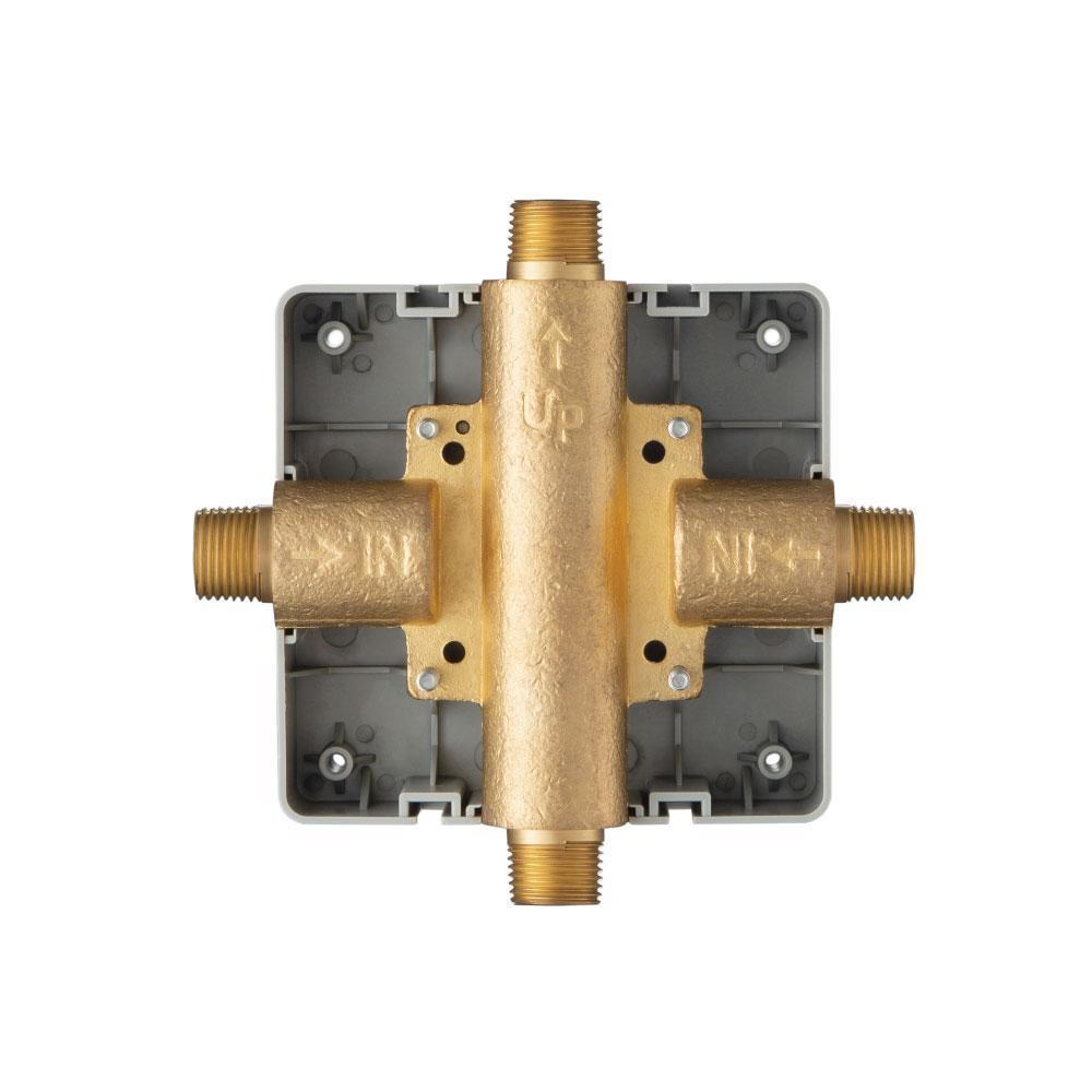 196.3050 - Single Output Shower Set - Brass Shower Head & Arm