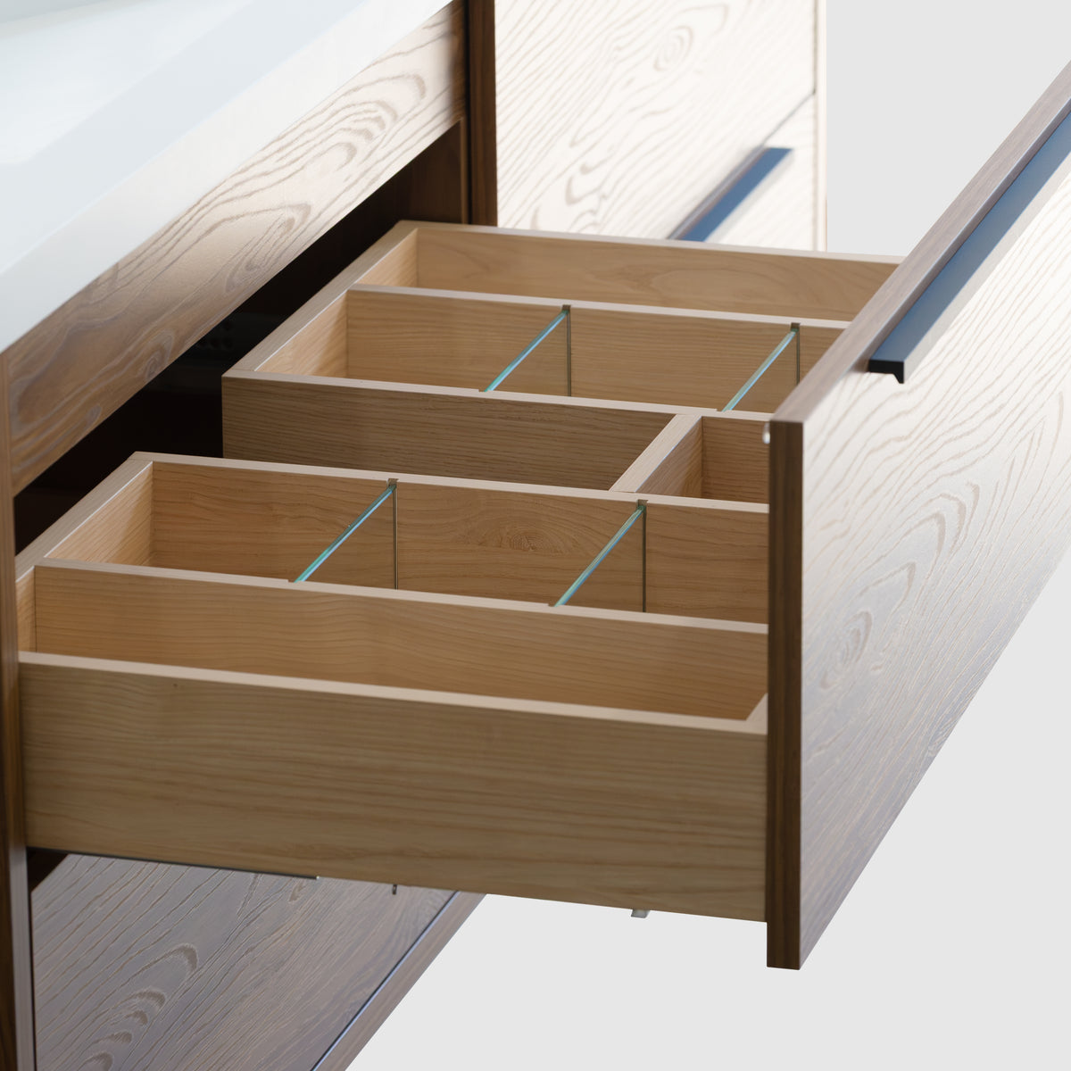 Parker 72" Double Vanity - Integrated Infinity Top