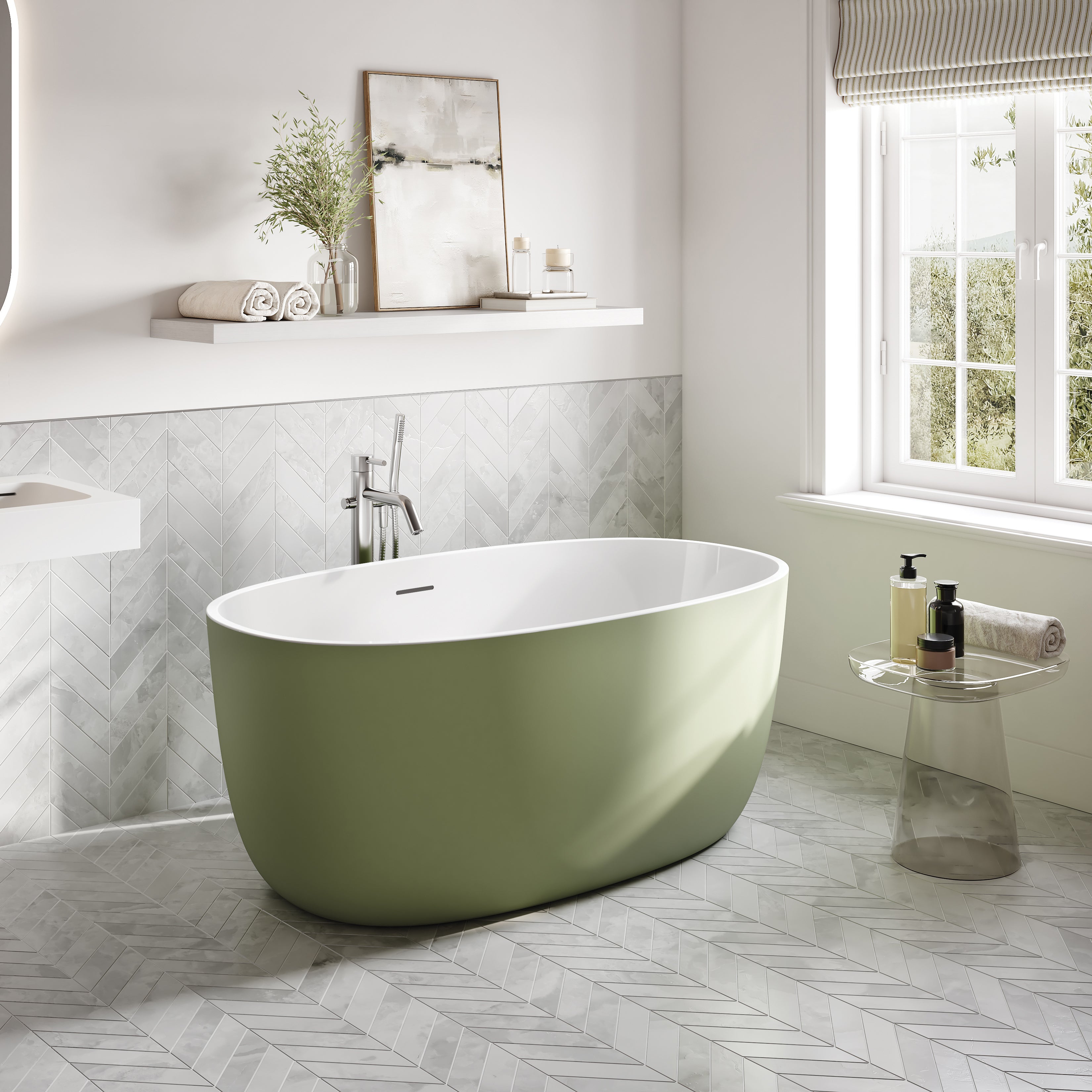Solfege Petite - 55" Freestanding Tub