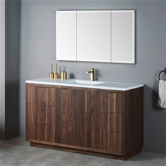 Vanity Hudson 60 S - Solid Surface