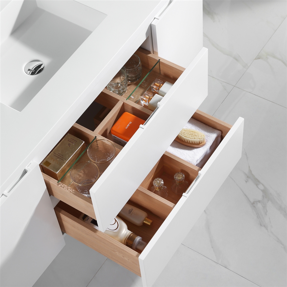 Inolav 49'' Solid Surface Top | Bathroom Vanity