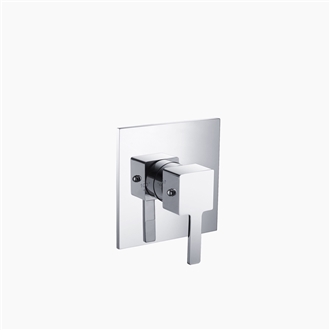 One Way Thermostatic Valve and Trim Set - Square